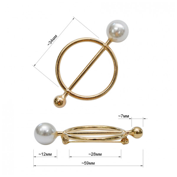 Брошь на булавке,